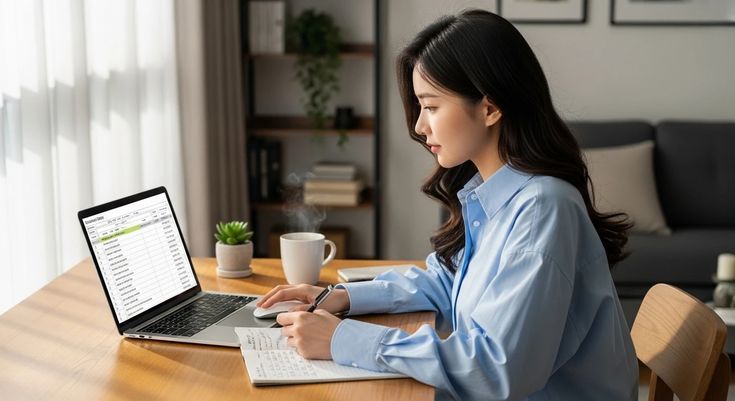 Gruppe in einem Online- oder Hybrid-Meeting